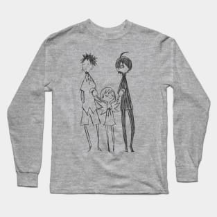 Meme, Shinobu and Araragi (Bakemonogatari) "Ending" Long Sleeve T-Shirt